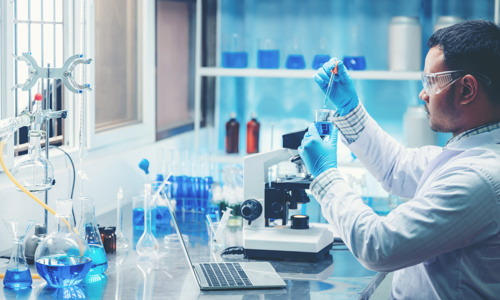 Testing In Chemical Lab Adobestock 355914989